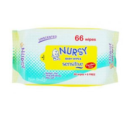 NURSY UNSCENTED 30 WIPES