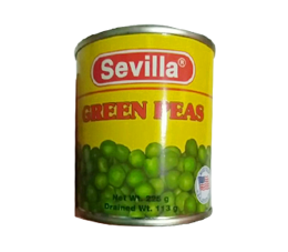 SEVILLA GREEN PEAS 225G